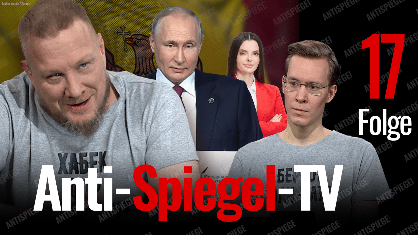 Heute um 18.30 Uhr hat die 17. Folge von Anti-Spiegel-TV Premiere