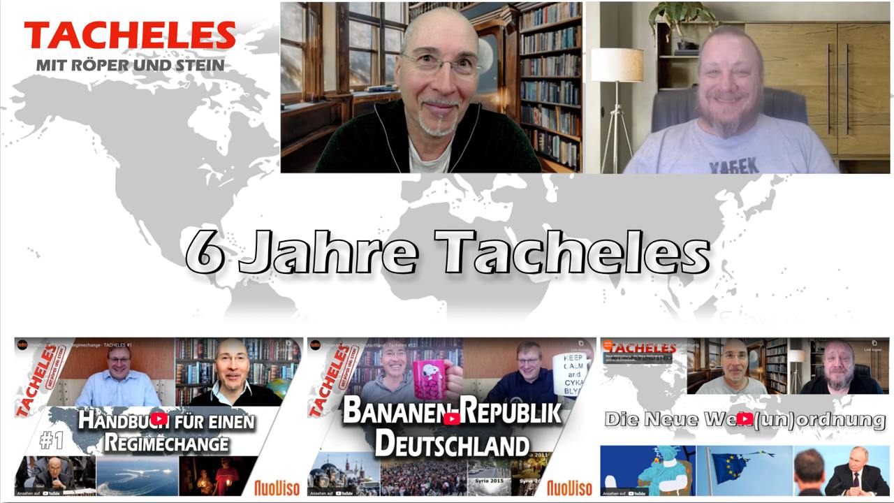 Die Jubiläumsfolge zu 6 Jahren Tacheles ist online